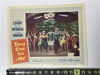 1959 Say One For Me 59/156 Original Movie Lobby
