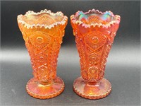 Imperial Glass Marigold Heirloom Vases