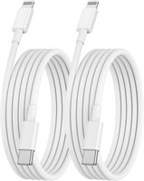 USB C to Lightning Cable 10FT, 2Pack