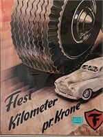 Firestone Vintage Style Pictural Advertisement