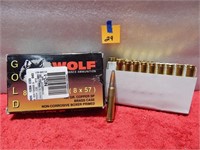 Wolf 8mm Mauser 196gr SP 20rnds
