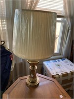 BRASS TABLE LAMP (30")