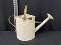 Cute White Metal Watering Can