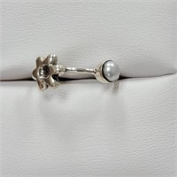 $100 Silver Pearl Ring