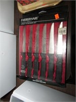 6 PC -- STEAK KNIFE SET -- FARBERWARE