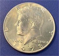 1979 D Kennedy Half Dollar, Brilliant Unc.
