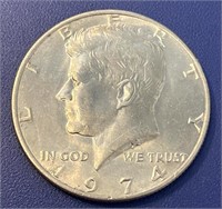 1974 Kennedy Half Dollar, Fine