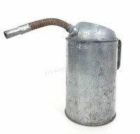 Vintage 4qt Galvanized Steel Oil Can