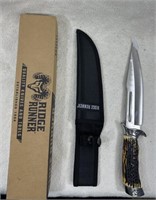 12" Ridge Runner Knife W/ Box And Sheath