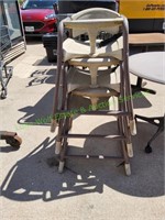 (3) Cosco Restaurant Style High Chair