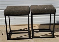 2 New 24" Tall Padded Bar Stools