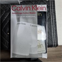 Lg Calvin Klein Men's Cotton Stretch 3pk Box Brief