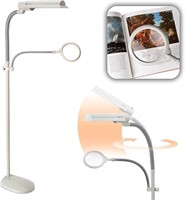 18wFloor Lamp Optical Grade 3XMagnifier Attachment