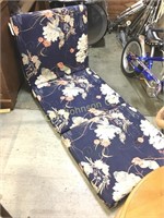 FLORAL 3-PART FOLDING CHAISE CUSHION