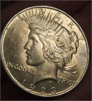 1923 Peace Dollar