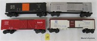 4 Lionel Freight Cars, 3 Tattered OB