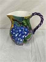 Italian hand painted pitcher by ancora