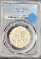 1926 Oregan Fifty Cent Coin