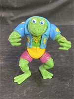 1989 TMNT Genghis Frog Action Figure