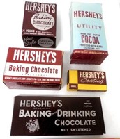 Lot of 5,Hershey's paper,cardboard boxes