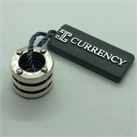 $140 S/Sil High Quality "Currency" Bead Pendant