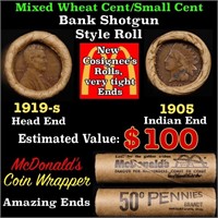 Small Cent Mixed Roll Orig Brandt McDonalds Wrappe