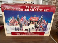 Dickenvale 22pc Lighted Village Set