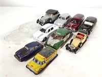 Lot of Small Vintage Toy Cars, Candy Container