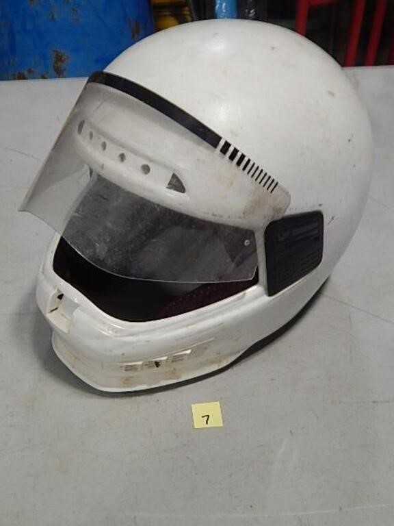 Full Face Helmet Sz Large Color White