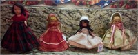 J - LOT OF 4 COLLECTIBLE DOLLS (K74)