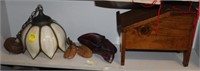 Shoe Stretchers, Stained Glass Lamp, Shoe