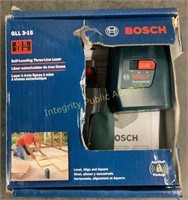 Bosch Self-Leveling Three-Line Laser Level $169 R