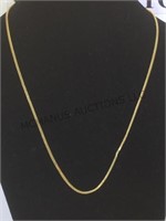 14k gold chain, 19 in length
