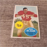 1960 Topps Football Bob St. Clair