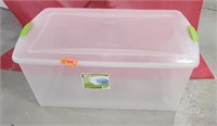 Empty tote with lid. 99L