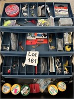 Flambeau Tackle Box Loaded with Lures Powerbait,