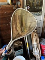 Vintage Metal Fishing Net