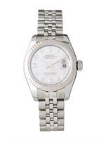 18k Gold Rolex Datejust Mother Of Pearl Watch 26mm