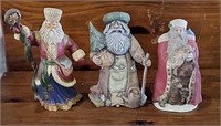 VTG Santa Claus Hobbyist Painted Ceramic Decor