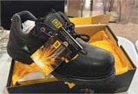 Unworn CAT Steel Toed Safety Boots, USA Size 12