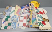 Quilt Squares & Fabric  Lot Collection