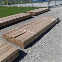 96 pcs. 1" x 6" x 12' PREMIUM CEDAR LUMBER