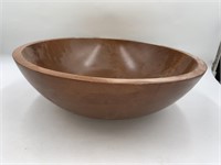 Large Walnut Wood Bowl