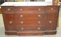 Antique Duncan Fife Style 60" Sideboard Buffet