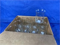 Hurricane Vases, 4 3/8"T, Qty: 12