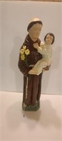 St. Anthony Statue Holding Child -Very Heavy 25" T