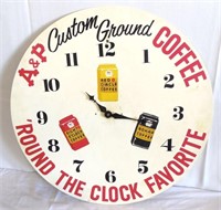A & P Coffee Clock