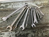 Group of flat wrenches