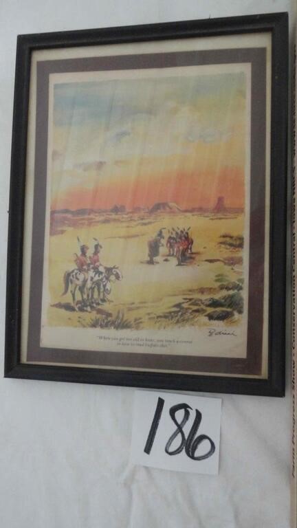 Signed  Native American Picture