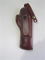 LEATHER  HOLSTER -- NEVER  USED